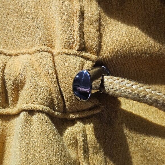 Jules & Leopold Women’s Mustard Drape Jacket XL Utility Workwear Fall Layer - Picture 7 of 12